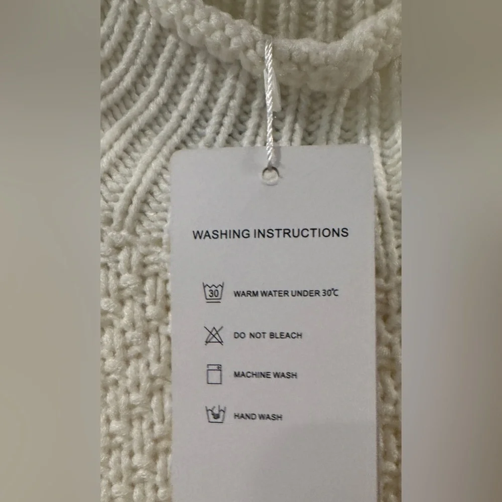 🧣👑ZESICA Turtleneck Batwing Sleeve Loose Oversized Chunky Knitted Pullover👑🧣 - Picture 10 of 14